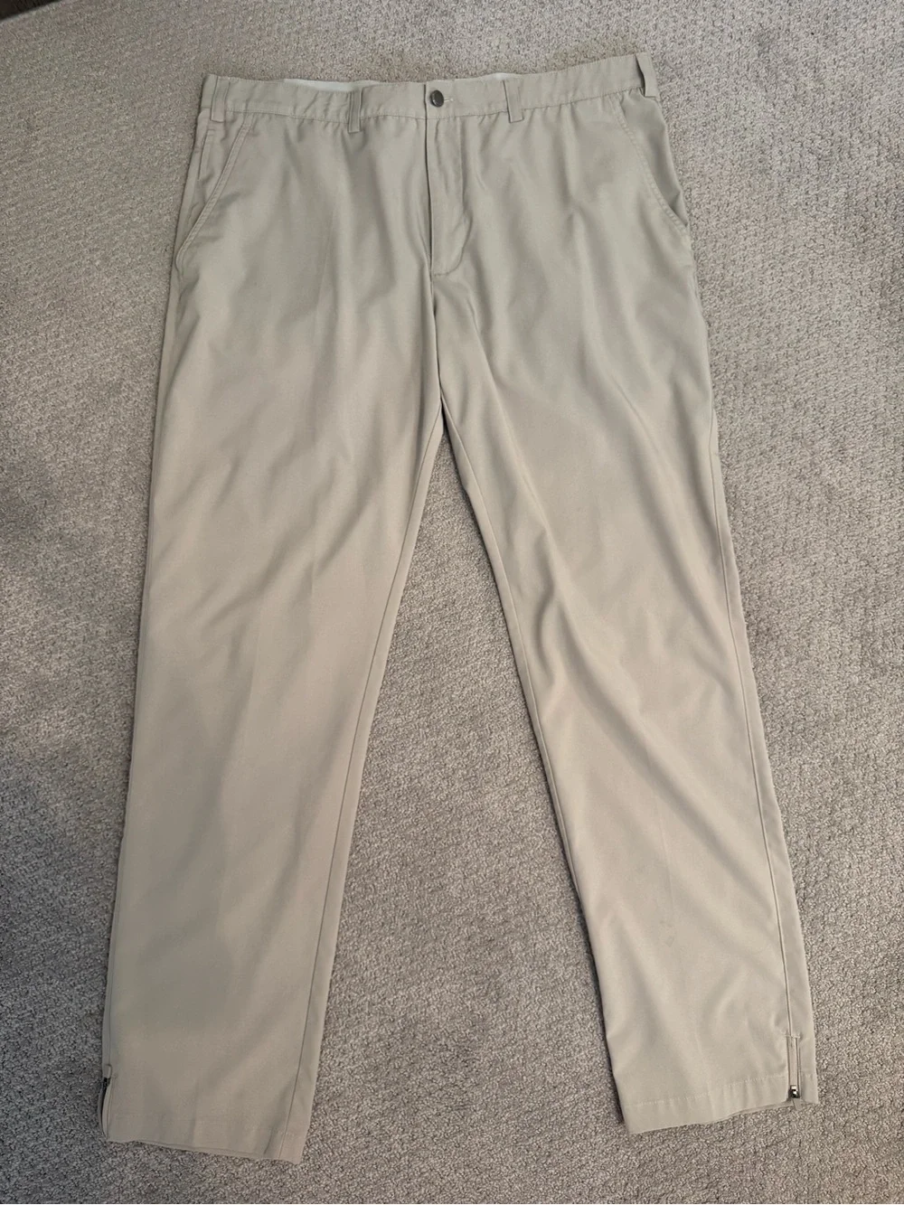 Men's Stretch Chino Pants - Light Beige - Picture 1 of 2